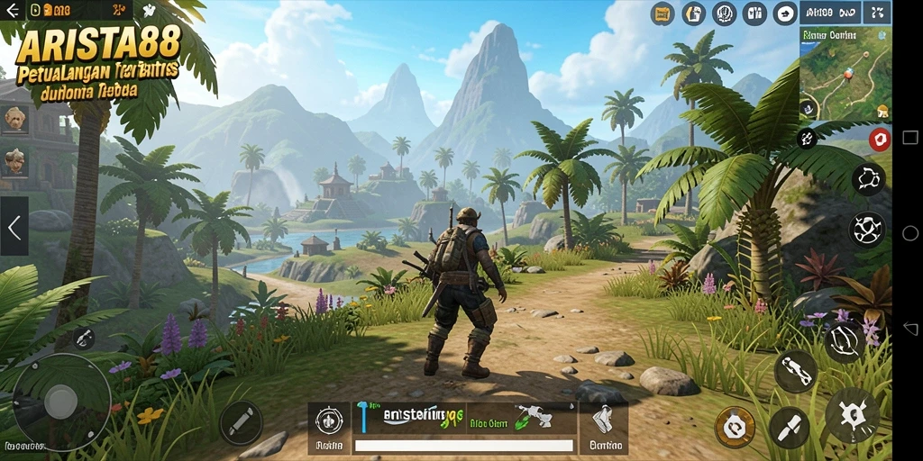Tampilan fantastis dari gameplay ARISTA88 yang penuh petualangan.