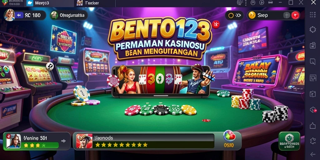 Tampilan gameplay BENTO123 yang menarik di aplikasi Kasino.
