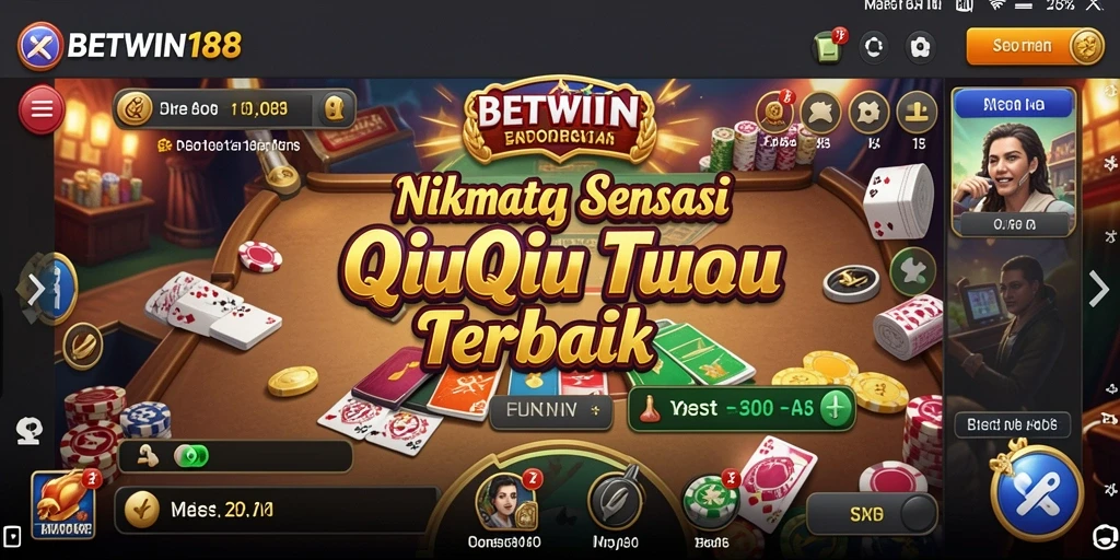 Tampilan gameplay seru di BETWIN188 QiuQiu.