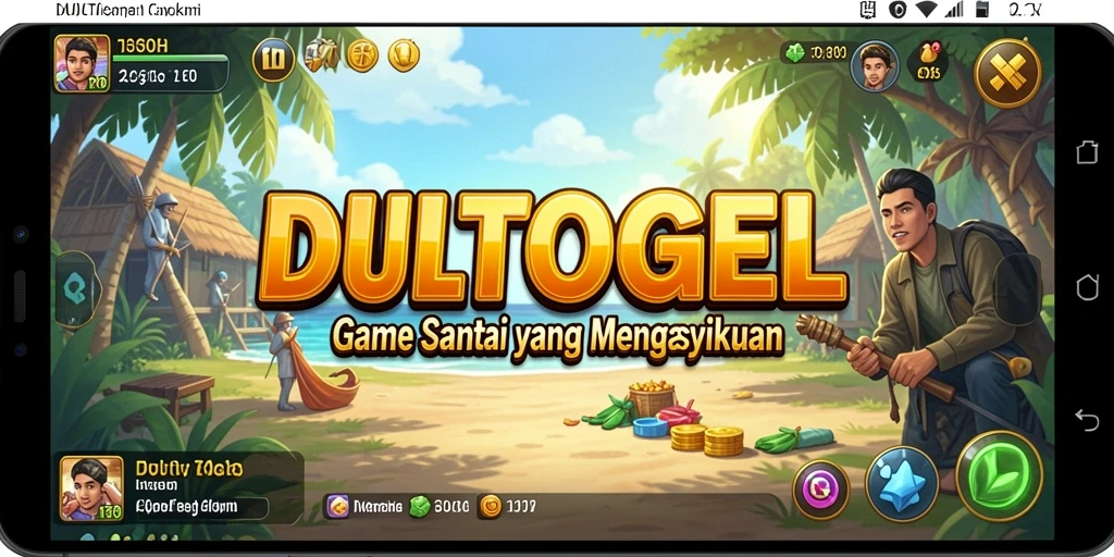 Tampilan gameplay DULTOGEL yang menarik dan penuh warna