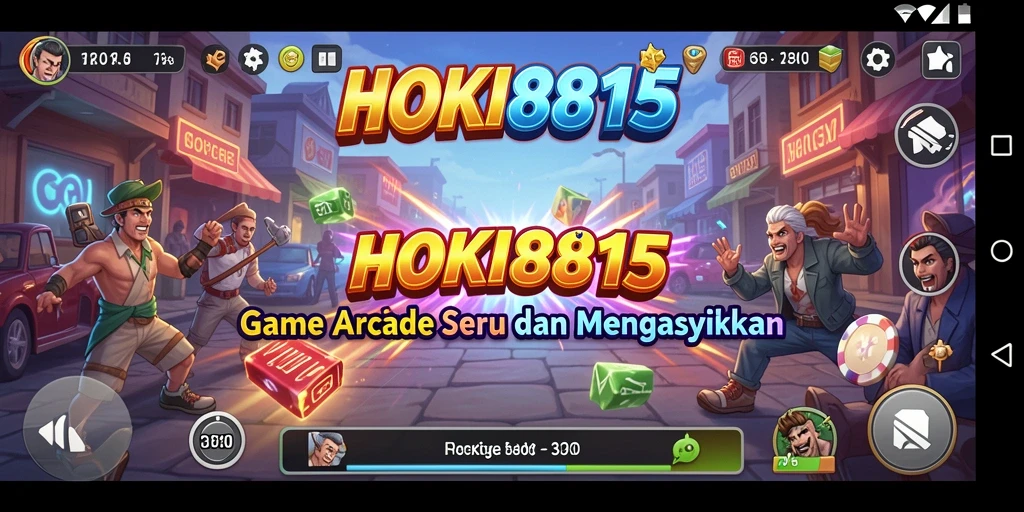 Tampilan gameplay HOKI8815 yang seru dan penuh warna.