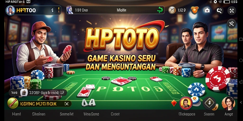 Screenshot HPTOTO menampilkan gameplay seru dan interaktif di dunia Kasino.