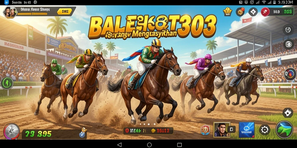 Gameplay seru dalam INDESLOT303 dengan balapan mendebarkan.