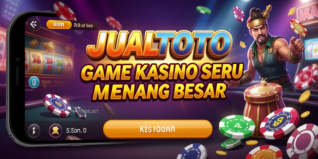 Screenshot utama <strong>JUALTOTO</strong> yang menunjukkan gameplay Kasino yang menarik.