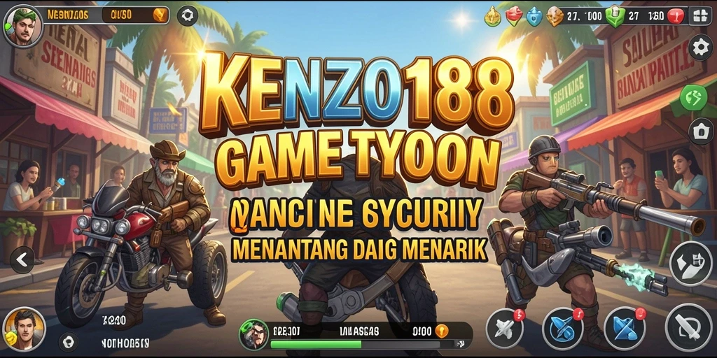 Gameplay seru dalam KENZO188 menunjukkan aktivitas bisnis yang dinamis.