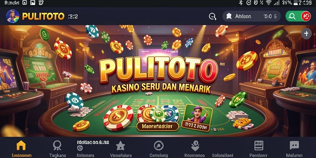 Tangkapan layar menunjukkan gameplay seru di PULITOTO.