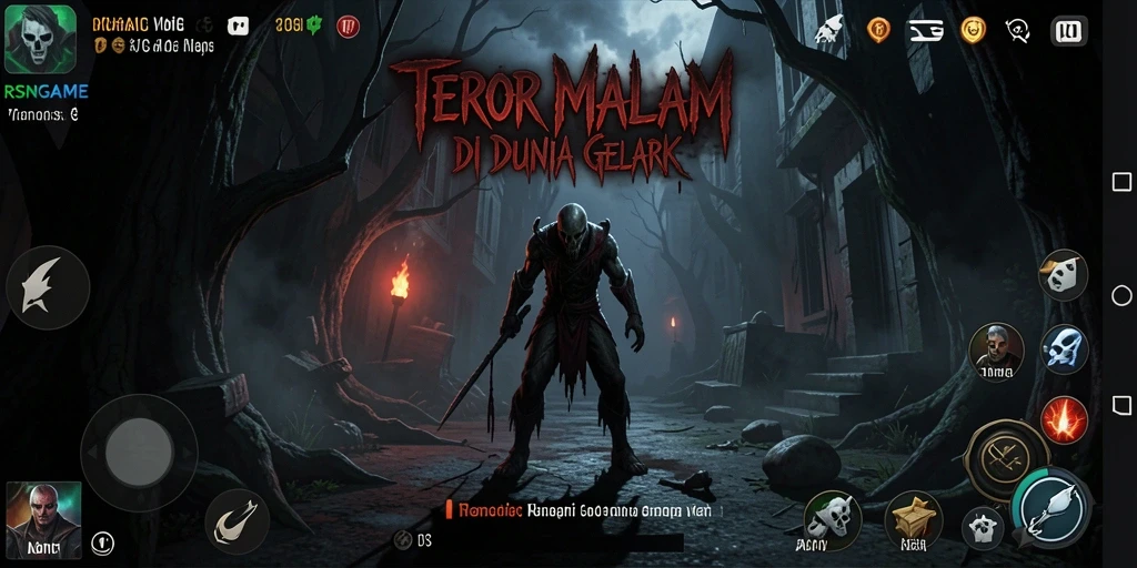 Gameplay menegangkan di dunia horror yang mencekam.