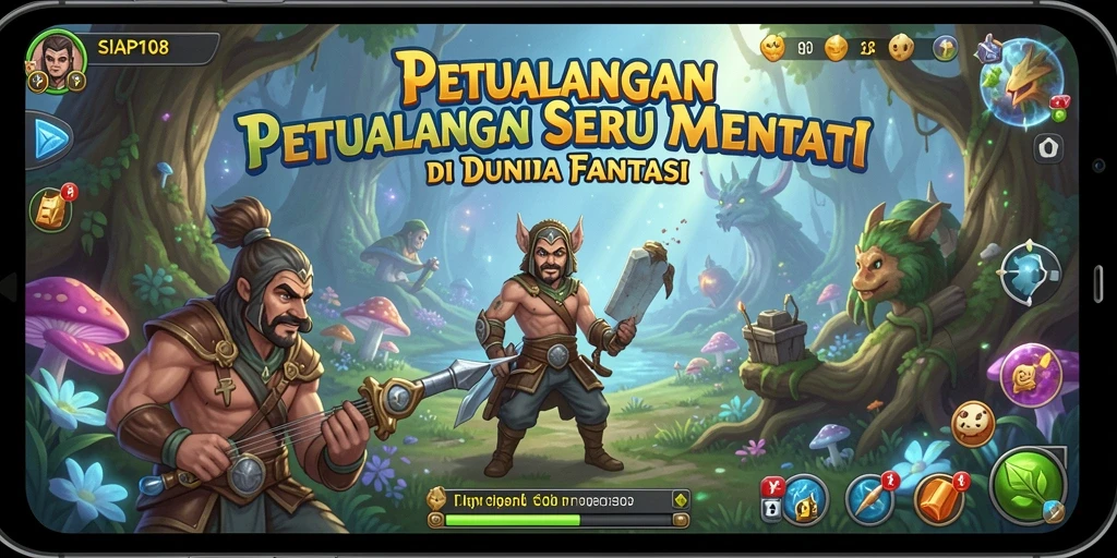 Tangkapan layar utama SIAP108 menampilkan aksi gameplay yang mendebarkan.