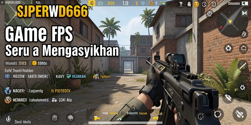 Tampilan gameplay mendebarkan dari SUPERWD666 saat pertempuran berlangsung.