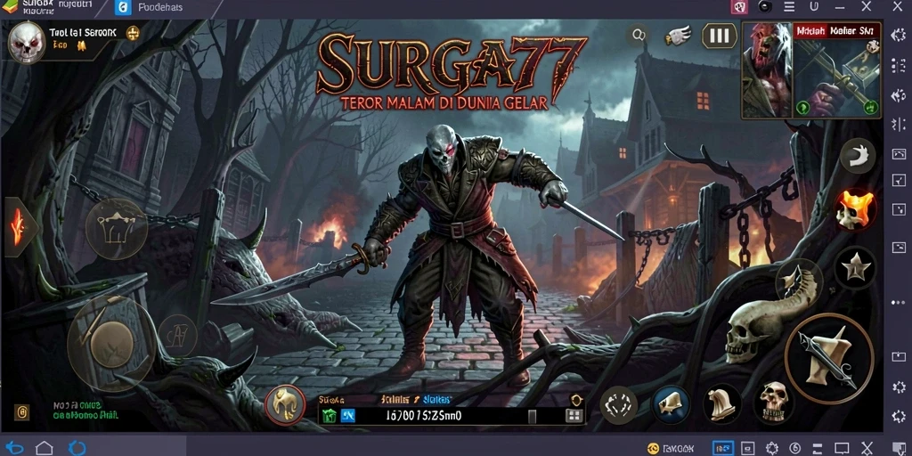 Menyeramkan! Tangkapan layar menunjukkan momen menakutkan di SURGA77.