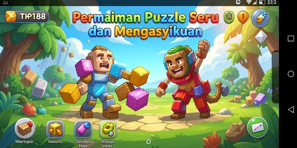 Tampilan gameplay seru dari TKP188 dengan berbagai teka-teki menarik.